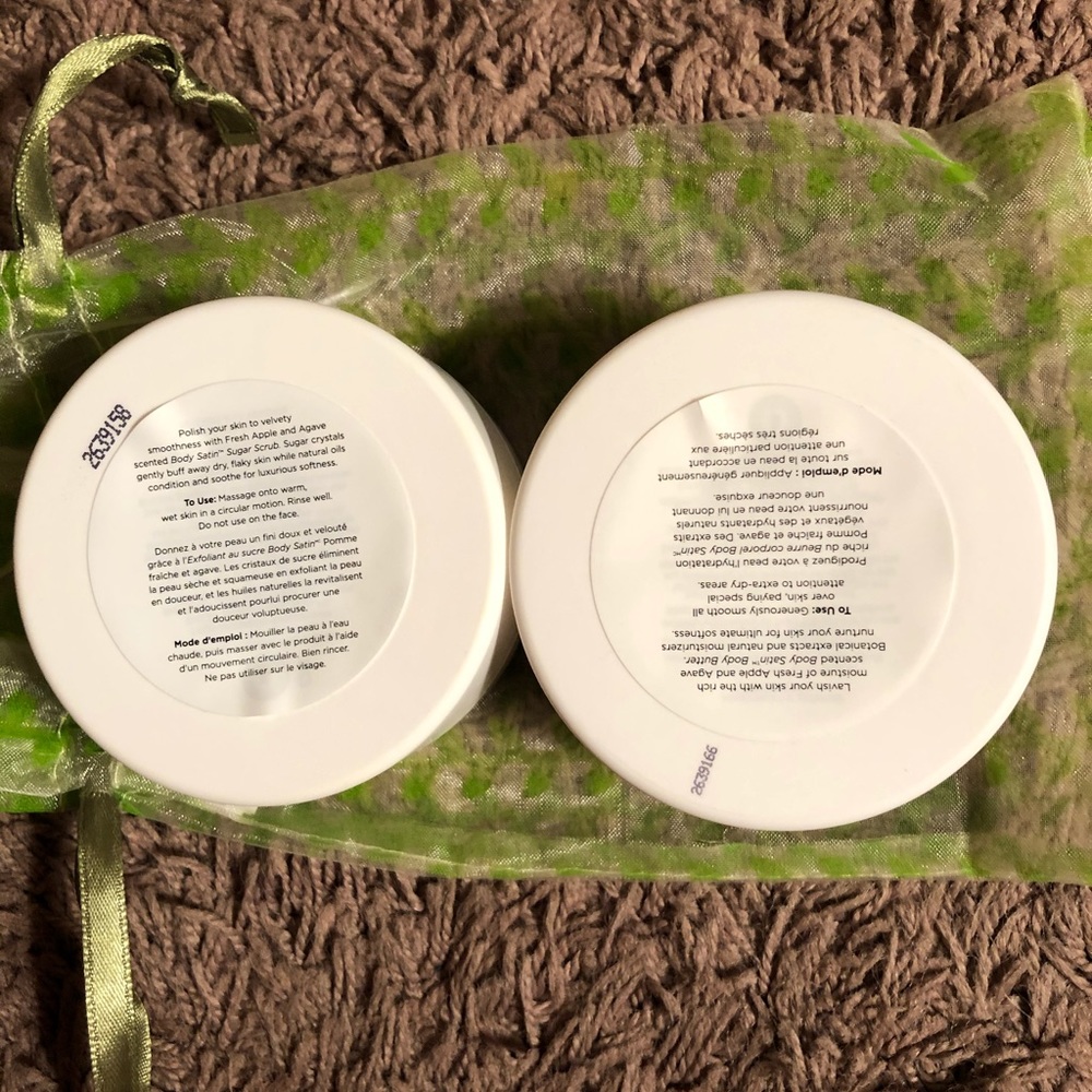 New-Body Satin Exfoliating Sugar Scrub/Body Butter - Picture 2 of 4